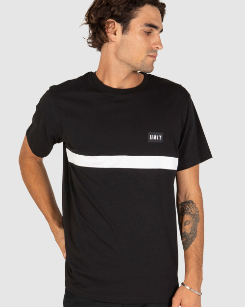 UNIT - CASCADE TEE BLACK XL