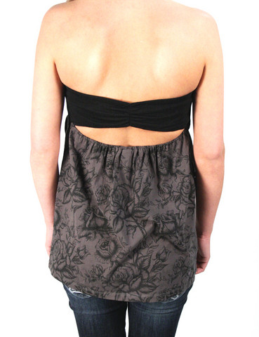 SRH - Rosie Bud Tube Top Black S