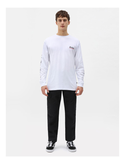 DICKIES - FEDERAL DAM LONGSLEEVE WHITE M