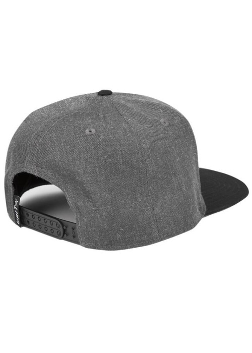 UNIT - QUANTUM CURVED SNAPBACK CAP BLACK ONE SIZE