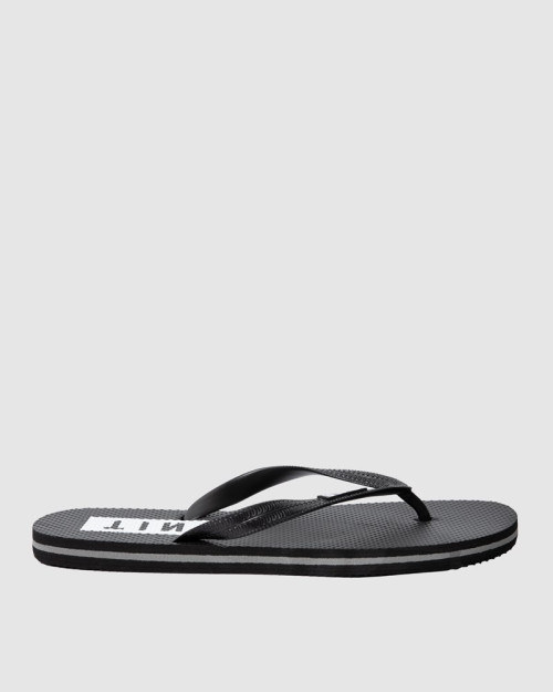 UNIT - BOX FLIP FLOPS BLACK US9/EU42