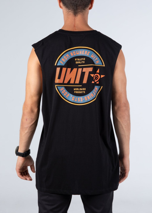 UNIT - BLAZE MUSCLE TANK BLACK L
