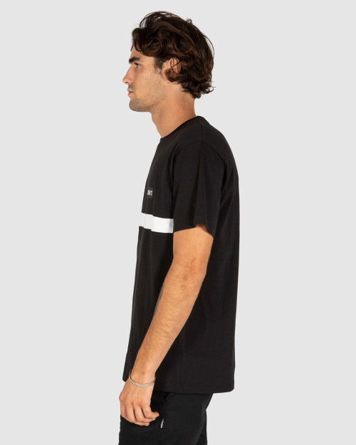 UNIT - CASCADE TEE BLACK XL