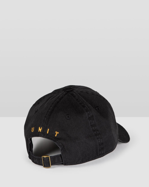 UNIT - PISTON UNSTRUCTURED STRAPBACK BLACK ONE SIZE