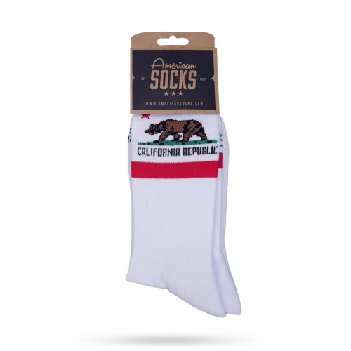 AMERICAN SOCKS - CALIFORNIA REPUBLIC MID HIGH ONE SIZE