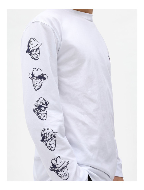 DICKIES - FEDERAL DAM LONGSLEEVE WHITE M