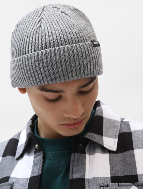 DICKIES - WOODWORTH BEANIE GREY MELAGE ONE SIZE