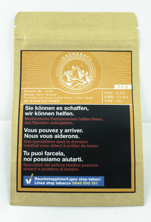 GRÜNKRAFT - BERNER BLÜTE CBD 6G ONE SIZE