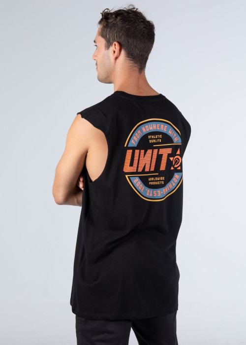 UNIT - BLAZE MUSCLE TANK BLACK L