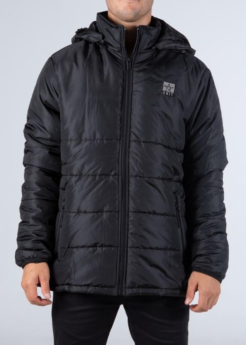 UNIT - RAIDER PUFF JACKET BLACK 2XL