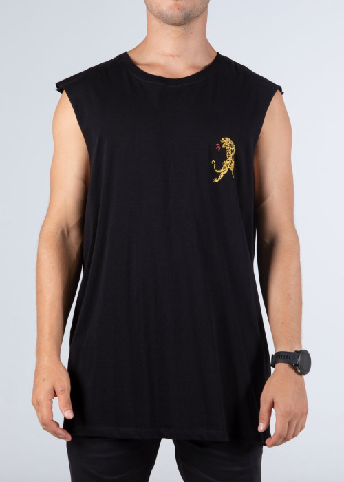 UNIT - ONSLAUGHT MUSCLE TEE BLACK XL