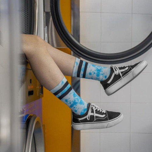 AMERICAN SOCKS - MIST TIE DYE MID HIGH ONE SIZE