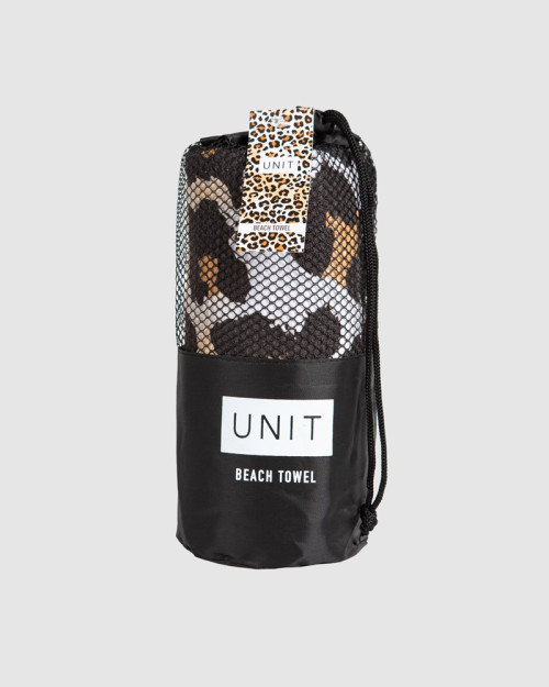 UNIT - BRYCE BEACH TOWEL LEOPARD ONE SIZE