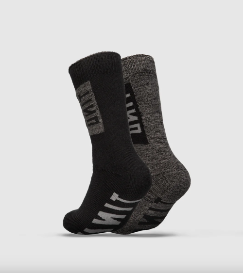 UNIT - BAMBOO ULTRA THICK PREMIUM SOCKS 2PACK MULTI 7-11