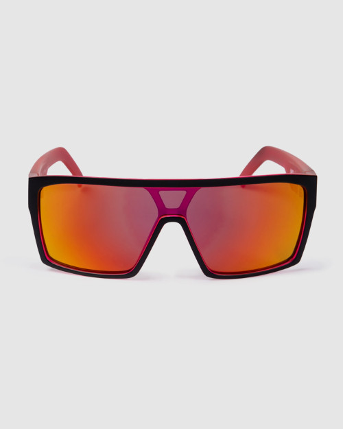 UNIT - COMMAND SUNGLASSES MATTE BLACK NEO PINK POLARISED ONE SIZE