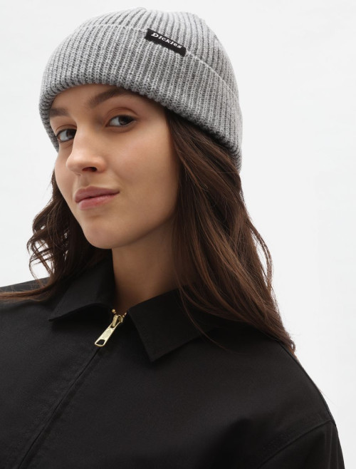 DICKIES - WOODWORTH BEANIE GREY MELAGE ONE SIZE