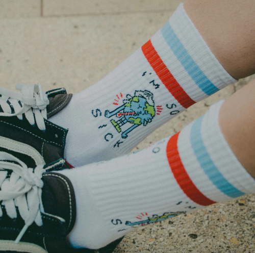 AMERICAN SOCKS - I'M SO SICK MID HIGH ONE SIZE