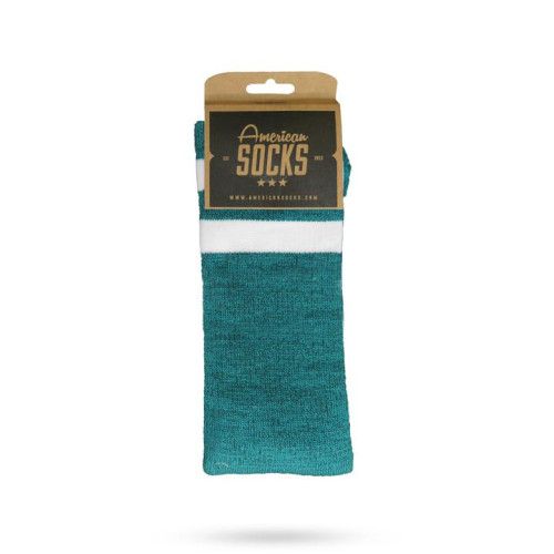 AMERICAN SOCKS - TURQUOISE NOISE MID HIGH ONE SIZE