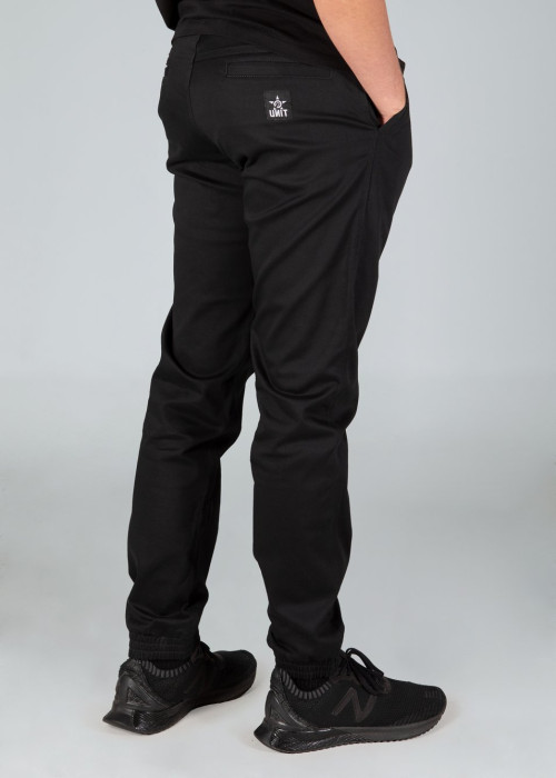 UNIT - ROCKBOTTOM CUFFED PANT BLACK