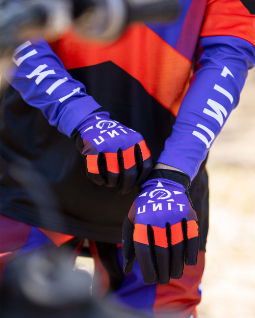 UNIT - CONTENDER GLOVES BLUE XL