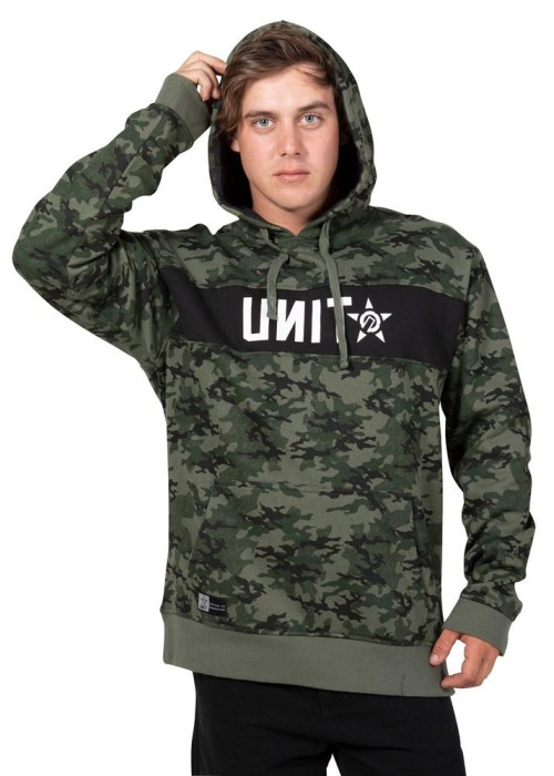 UNIT - TREK HOODY CAMO L