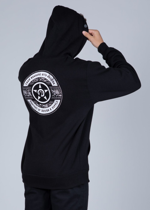 UNIT - SPOKE HOODIE BLACK XL