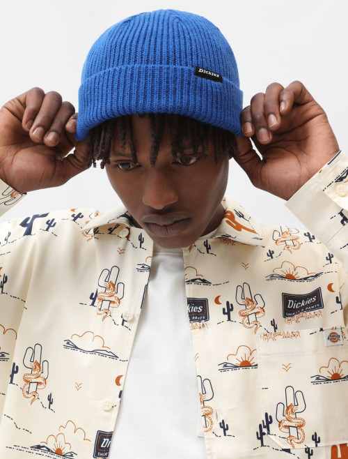 DICKIES - WOODWORTH BEANIE TRUE BLUE  ONE SIZE