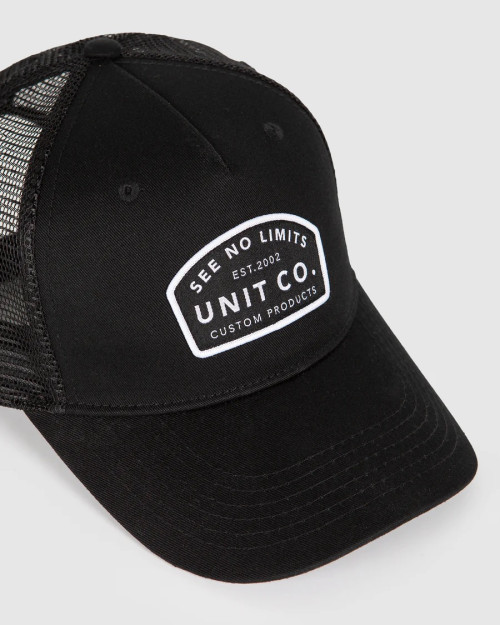 UNIT - DISPATCH TRUCKER CAP BLACK ONE SIZE