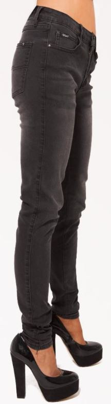 UNIT - MISFIT SUPER SKINNY LEG DENIM JEAN BLACK