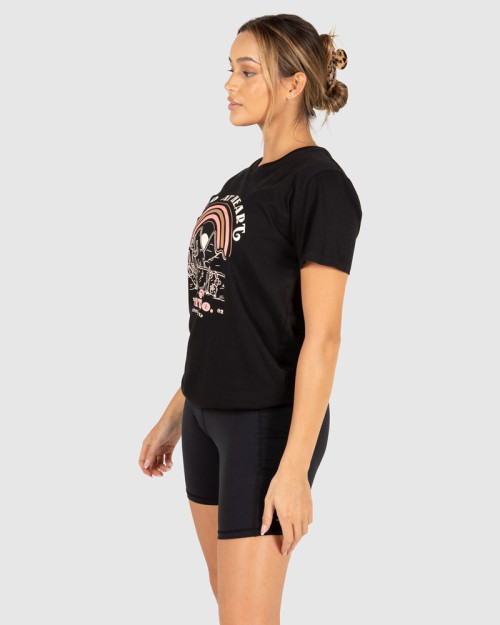 UNIT - WILD HEART LADIS TEE BLACK M