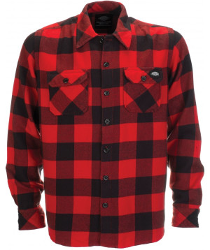 DICKIES - SACRAMENTO FLANNEL RED 2XL