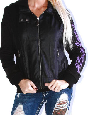 SRH - Betty Zip Up Jacket Black