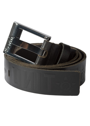 UNIT - STATUS LEATHER BELT BLACK