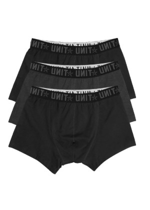 UNIT - BRIEFS DAY TO DAY 3PACK BLACK L