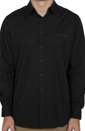 UNIT - WARRIOR LONG SLEEVE SHIRT BLACK