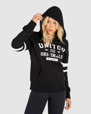 UNIT - COLLEGE LADIES PULLOVER BLACK