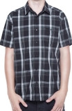 UNIT - CHECK POINT SHIRT BLACK S