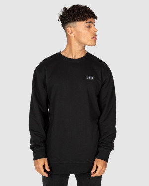 UNIT - STACK CREW NECK BLACK