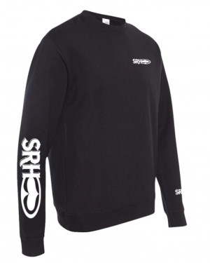 SRH - SPADED GLITCHGANG LONG SLEEVE CREW WHITE