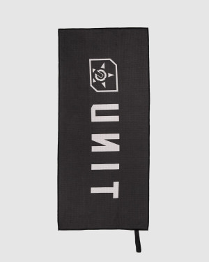 UNIT - SPORTS TOWEL BLACK ONE SIZE