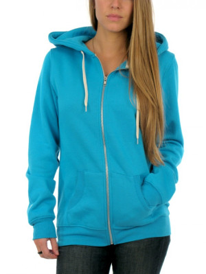 RED DRAGON - SIMPLE TRUTH ZIP HOODIE TURQUOISE