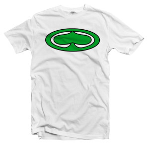 SRH - NEW GREEN BOLD SPADE TEE WHITE