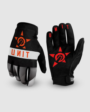 UNIT - FACE FEAR GLOVES BLACK