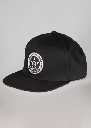 UNIT - CLATE FLAT PEAK SNAPBACK BLACK ONE SIZE