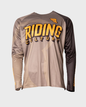 RIDING CULTURE - SENDER LONGSLEEVE 3.1 GREEN/YELLOW VINTAGE