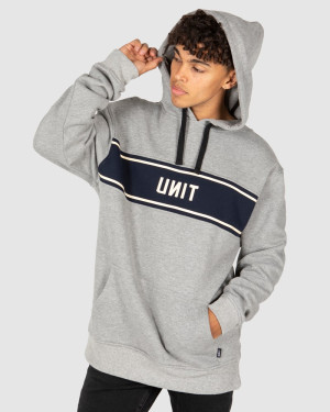 UNIT - VALLEY HOODIE GREY MARLE