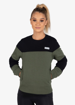 UNIT - OXFORD LADIES SWEATER MILITARY