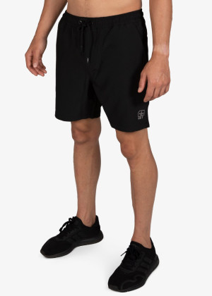 UNIT - BOARDWALK ELASTIC WALKSHORTS BLACK