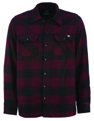 DICKIES - SACRAMENTO FLANNEL MAROON