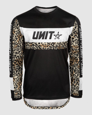 UNIT - RAID MX JERSEY BLACK LEO